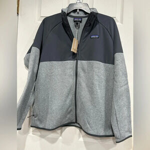 Patagonia Women’s XL Lightweight Better Sweater Shelled Fleece Jacket Grey NWT